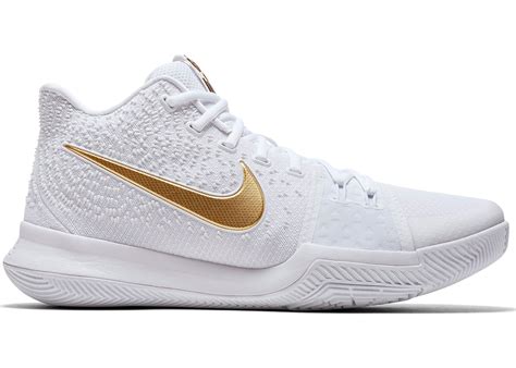 kyrie 3 finals gold shoes